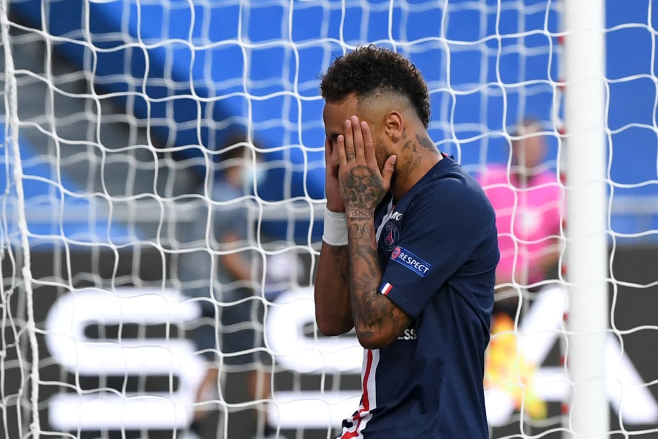 Neymar tuvo la opción más clara al inicio del partido para anotar.