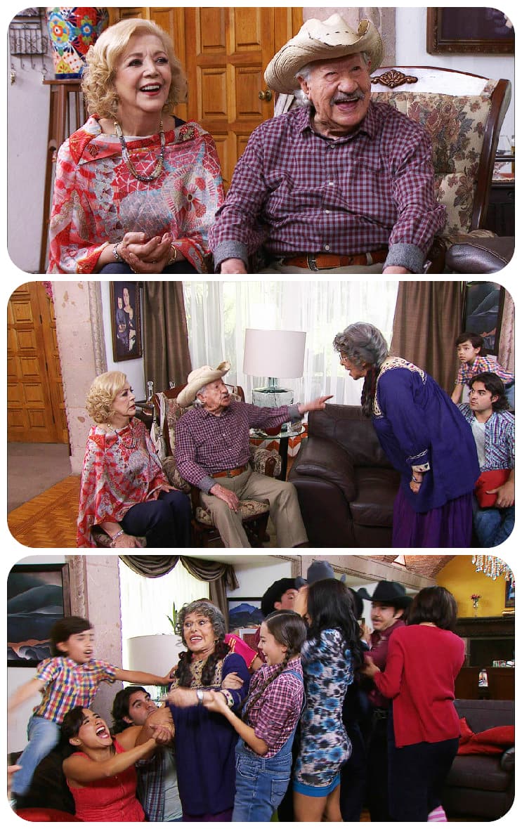 Estamos muy contentos por usted don Porfirio, ¡se nos casa por segunda vez!