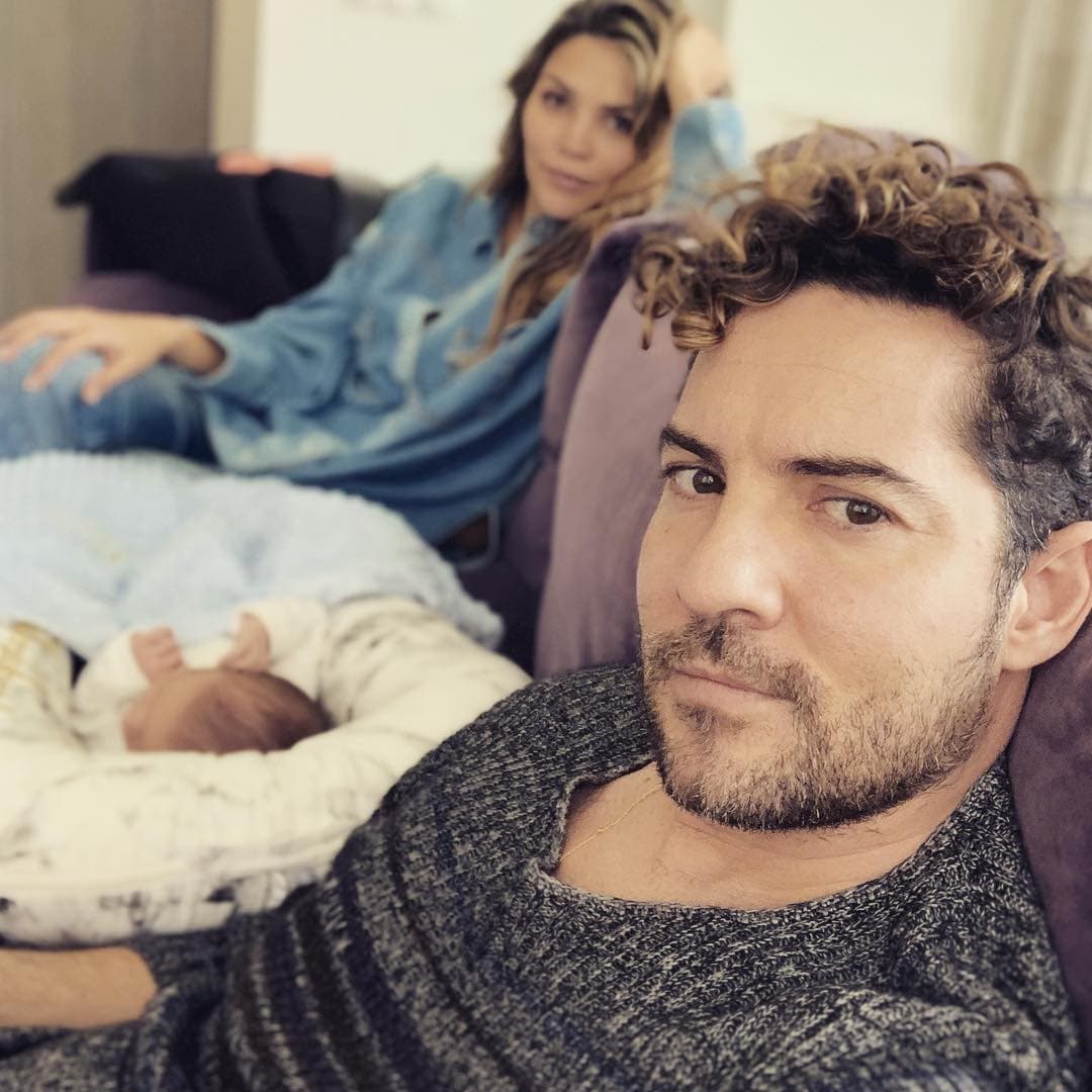 A través de su perfil en Instagram, David y su esposa Rossana Zanetti compartieron la buena nueva.