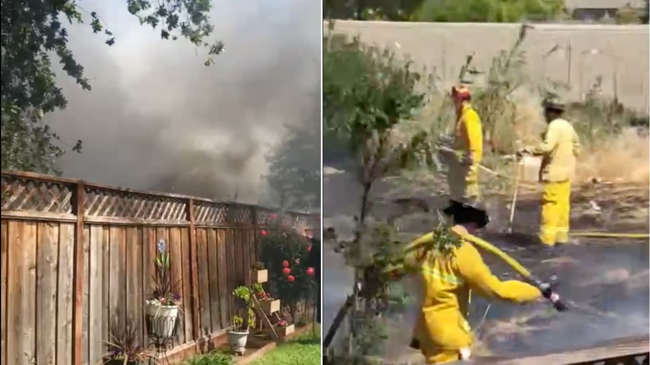 Familia vive con temor por campamento de personas sin hogar que provoca incendios junto a su casa