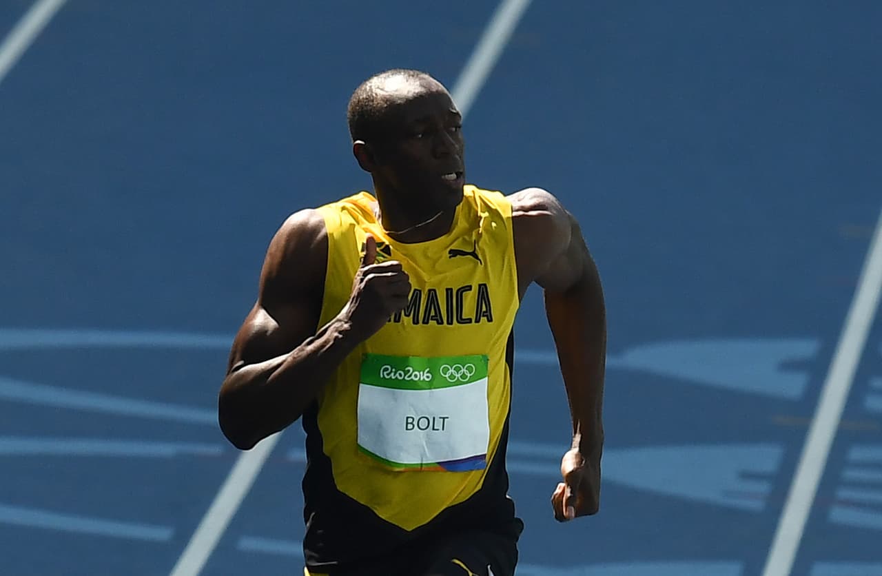 Pero Bolt no se esforzó demasiado en los primeros metros y aún así mostró su poderío.