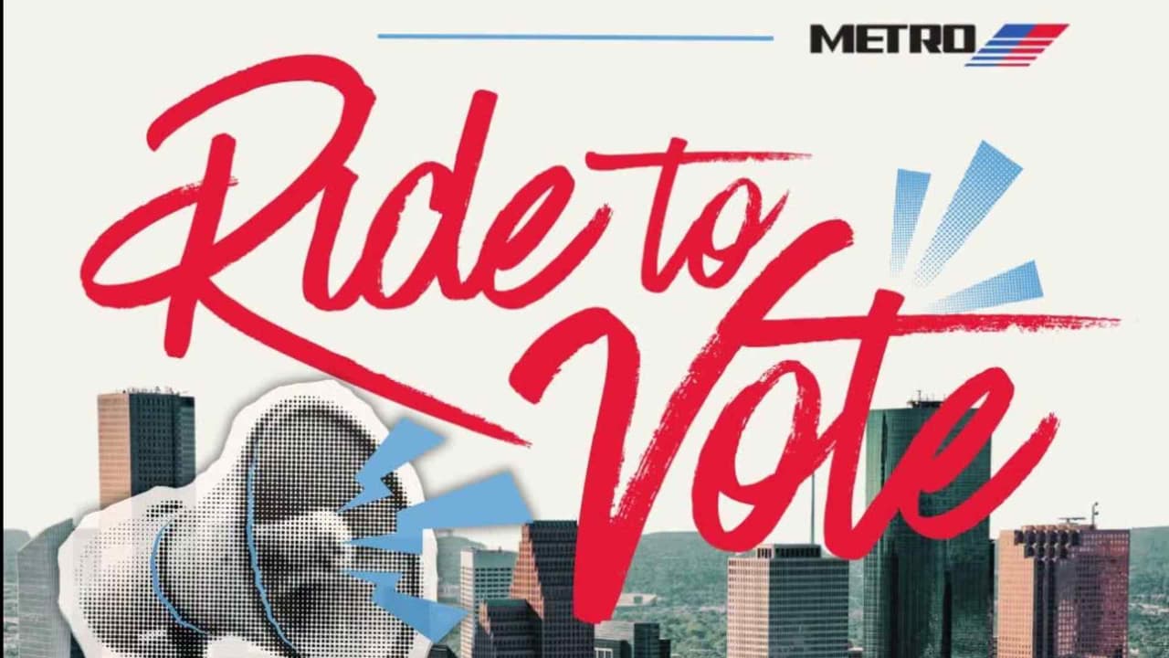 Houston promueve la participación electoral; METRO ofrecerá viajes gratis a los centros de votación