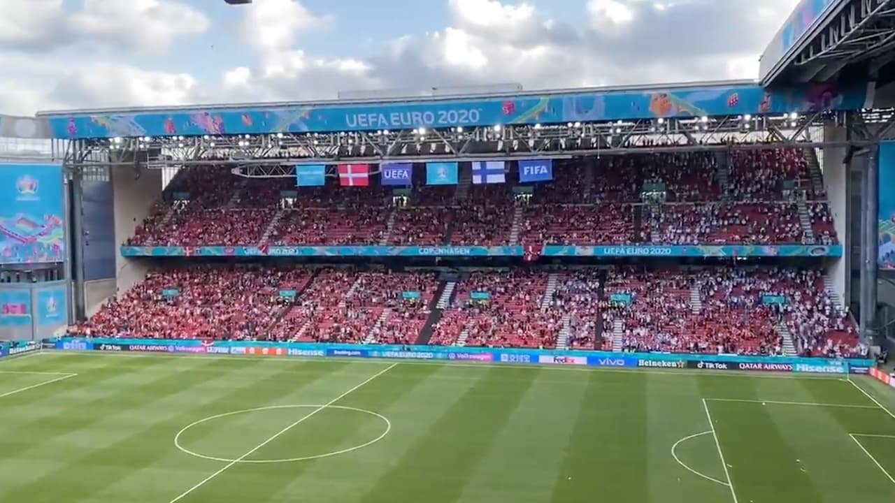 El mundo del deporte se vuelca alentando a Christian Eriksen