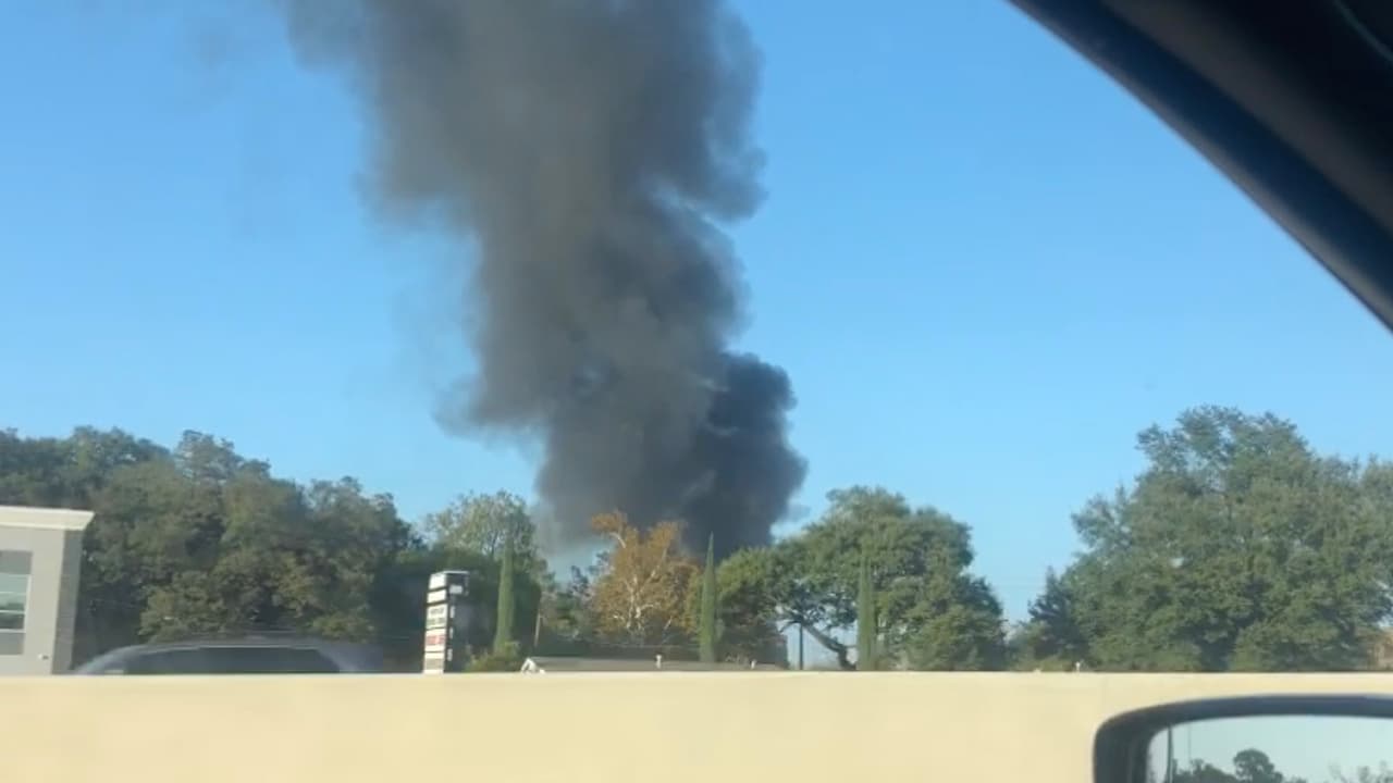 Algunos conductores informaron sobre el incendio que estaría ocurriendo desde horas de la tarde.