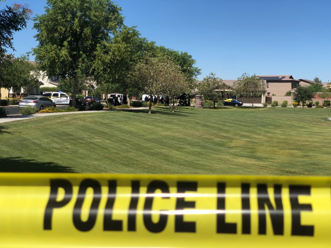 Mañana sangrienta en un vecindario de la ciudad de Surprise