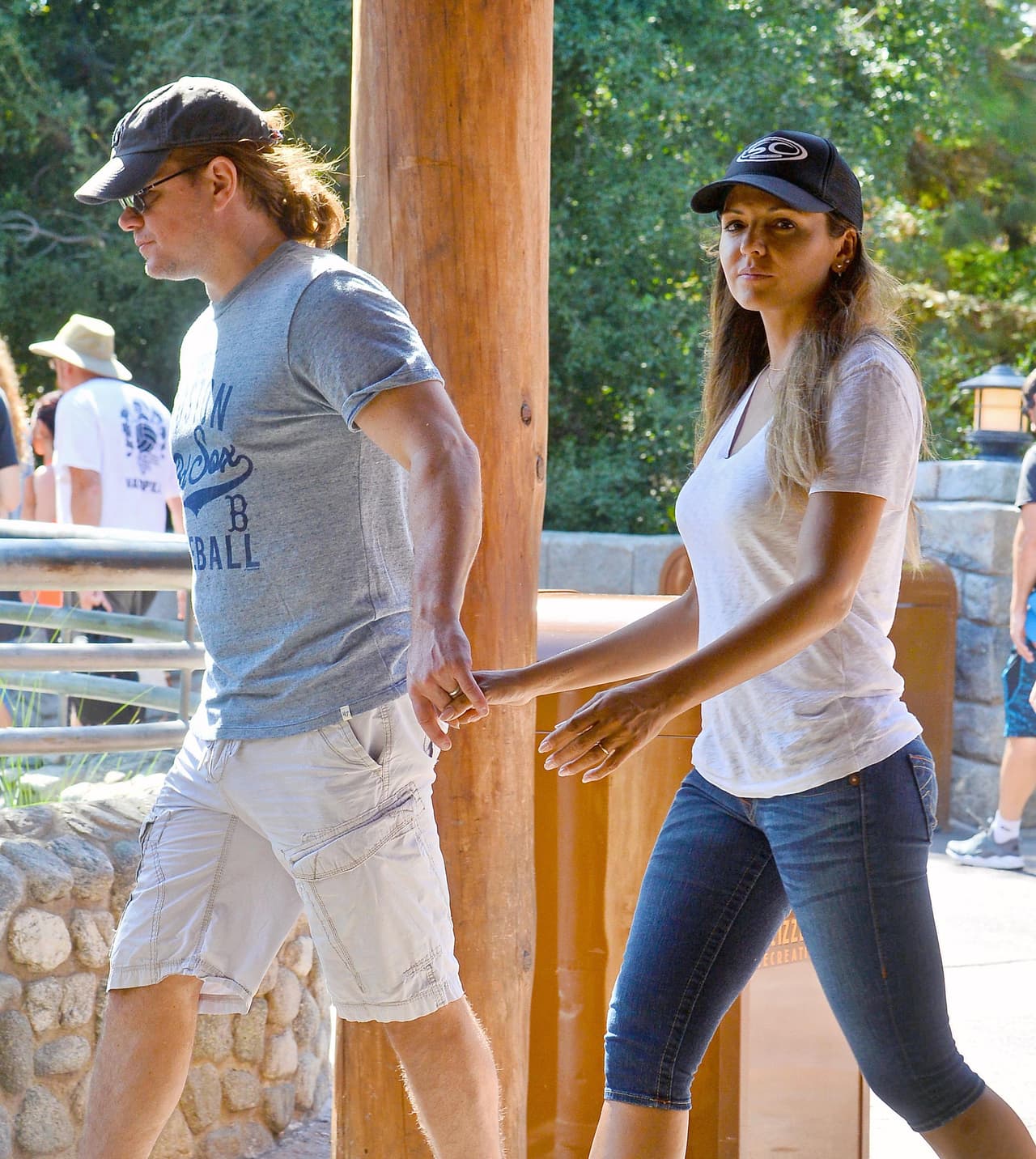 Aquí con su bella esposa, la argentina Luciana Barroso.