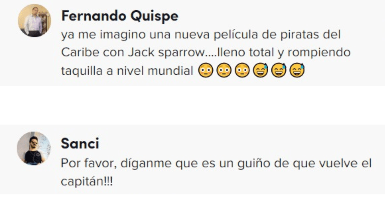 Los fans piden que regrese con 'Piratas del Caribe'