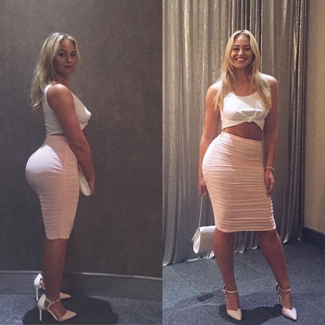 Con este cuerpazo puede hacer temblar hasta a la misma Kim Kardashian, ¿no crees?