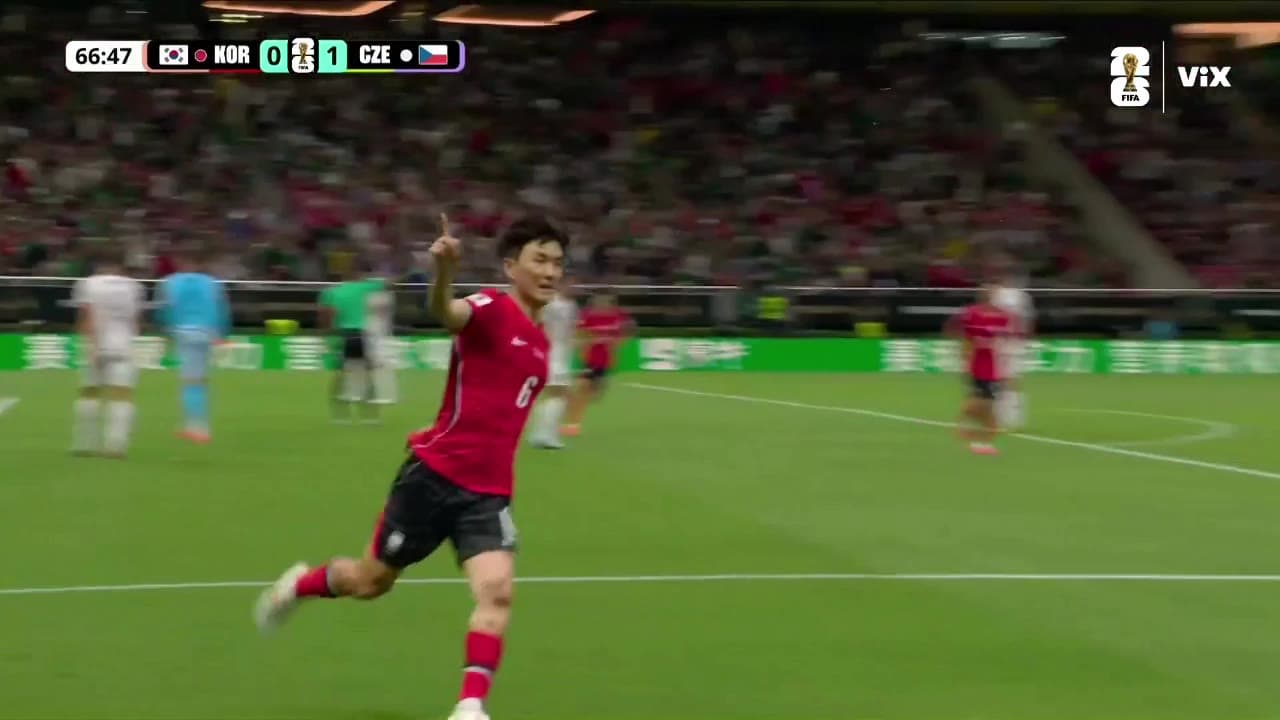 ¡Corea del Sur empata el partido vs. Chequia con un golazo que tienes que ver!
