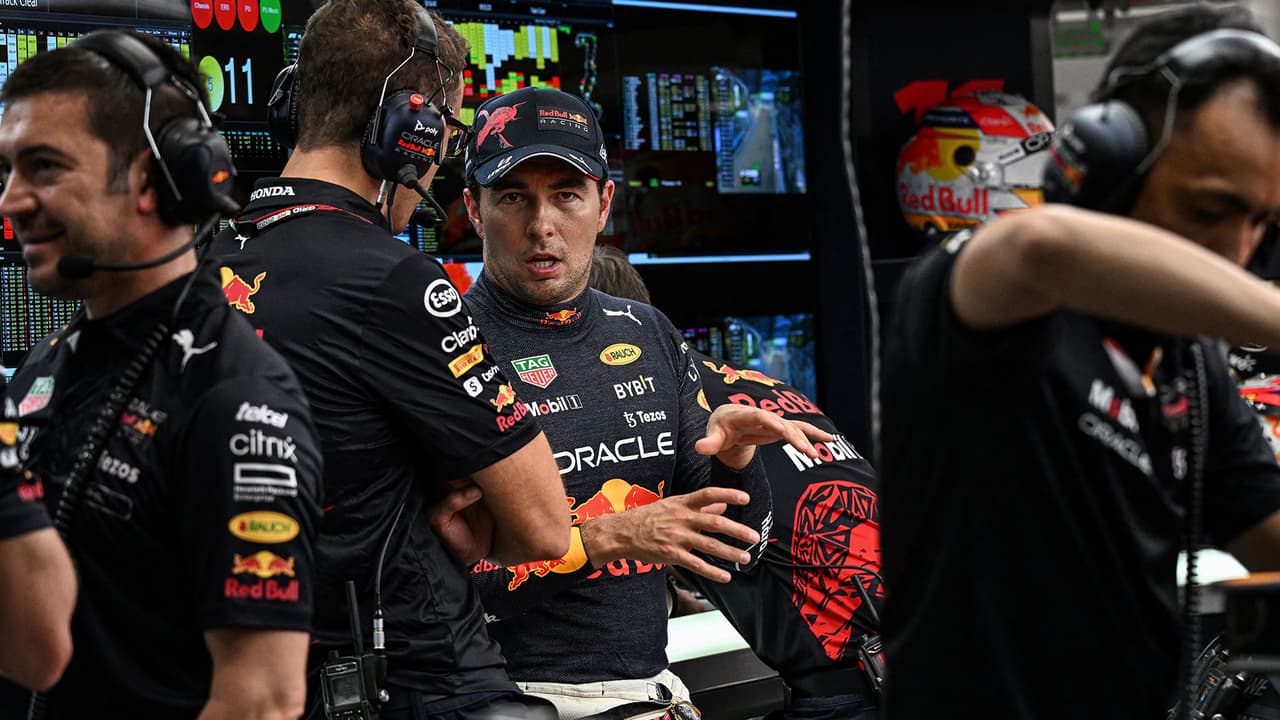 Sergio Pérez terminó noveno en las P2 del Gran Premio de Singapur 