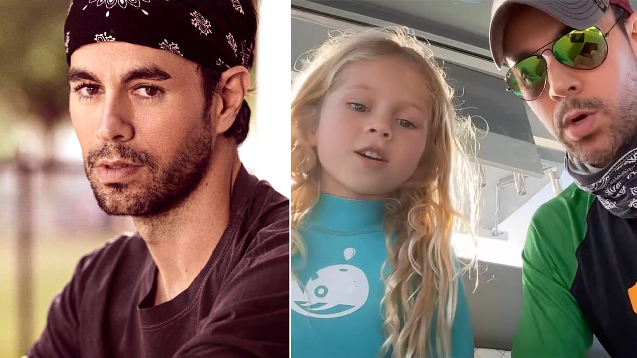 Enrique Iglesias muestra su lado más tierno junto a su hija de 5 años: así se divierten