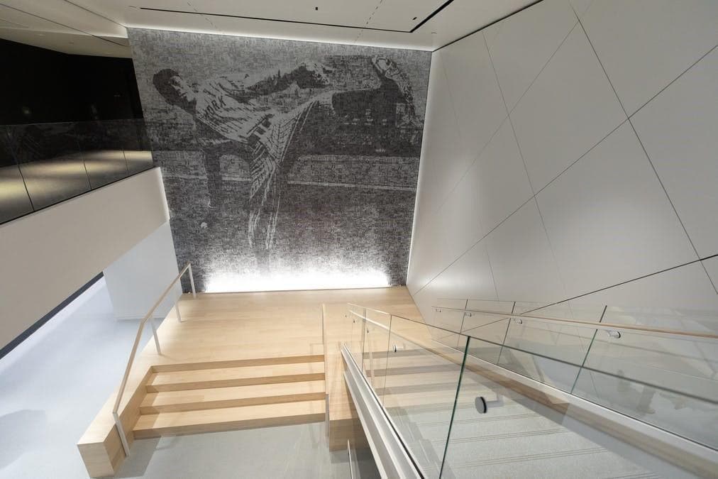 Así lucen las nuevas oficinas, en New York, del mejor béisbol del mundo.