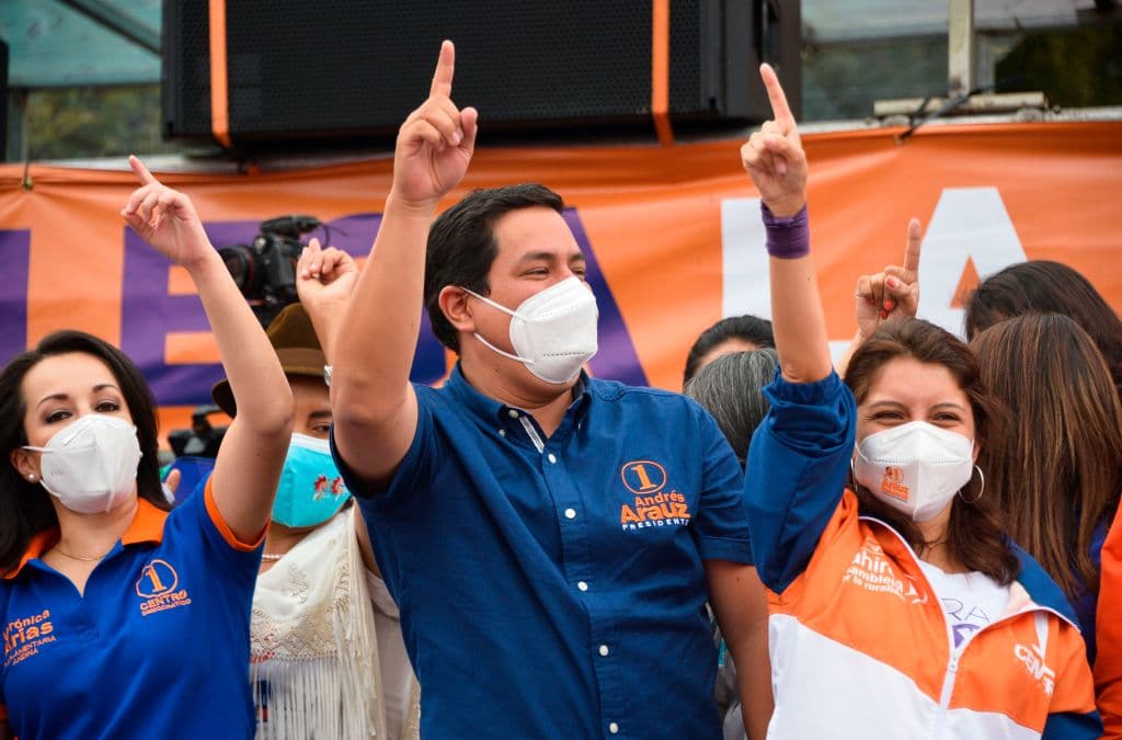 Andrés Arauz, político y economista de apenas 35 años, es el candidato por el partido 'Unión por la Esperanza' y seguidor del expresidente Rafael Correa.