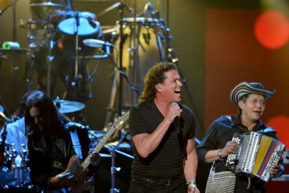 Carlos Vives derrochó energía.