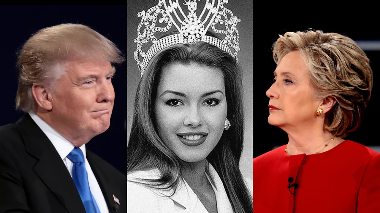 <b>La venganza de "Miss Housekipping".</b> Los insultos que Donald Trump le profirió a la
<b><a href="http://www.univision.com/estilo-de-vida/fotografia/de-las-portadas-de-playboy-a-la-campana-presidencial-de-eeuu-la-vida-en-fotos-de-alicia-machado-fotos">ex Miss Universo Alicia Machado</a></b> hace nueve años fueron aprovechados por Hillary Clinton
<b><a href="http://www.univision.com/estilo-de-vida/trending/el-peso-de-alicia-machado-se-cuela-en-el-debate-presidencial">para atacarlo durante el primer debate presidencial.</a> </b>"Este es un hombre que ha llamado a las mujeres cerdas, prostitutas y perras. Es alguien que ha dicho que el embarazo es inconveniente para los empleadores y que las mujeres no merecen pago igualitario", dijo Clinton refiriéndose a Donald Trump. "Llamó a esta mujer
<i>Miss Piggy</i>, luego la llamó
<i>Miss housekeeping</i> porque es latina", prosiguió. 26 de septiembre de 2016.