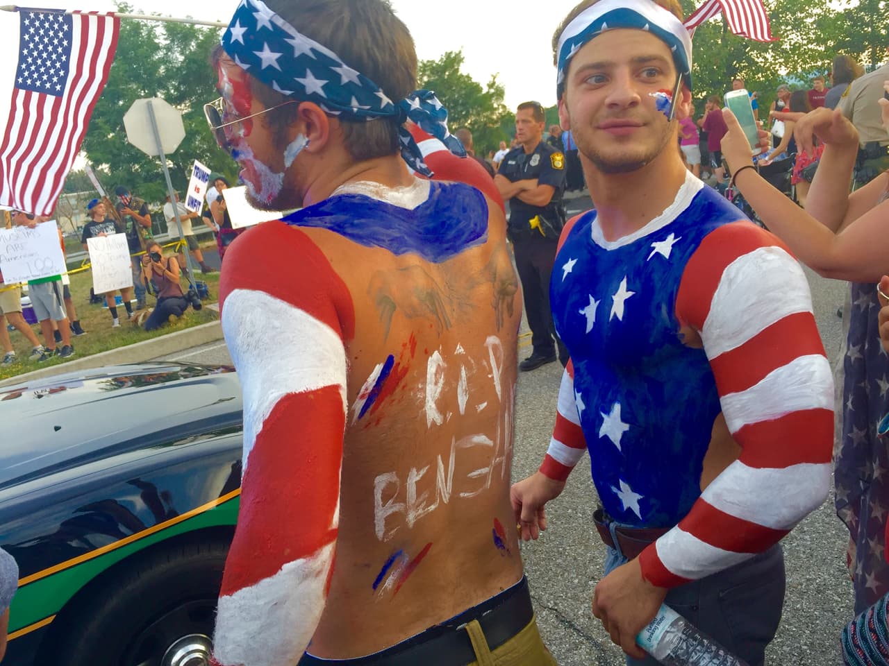 Seguidores de Trump en Altoona, Pennsylvania.