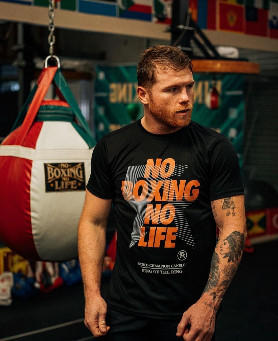 'Canelo' Álvarez tiene cerca de 14 tatuajes en su cuerpo.