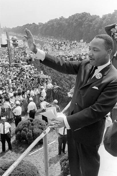 "I Have a Dream" is a public speech delivered by American clergyman and activist Martin Luther King, Jr. on August 28, 1963, in which he called for an end to racism in the United States. Delivered to over 250,000 civil rights supporters from the steps of the Lincoln Memorial during the March on Washington for Jobs and Freedom, the speech was a defining moment of the American Civil Rights Movement.