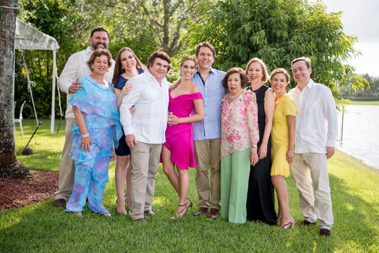 En esta ceremonia estuvieron presentes sus familiares más cercanos.