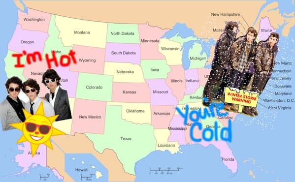 La costa oeste burlándose...