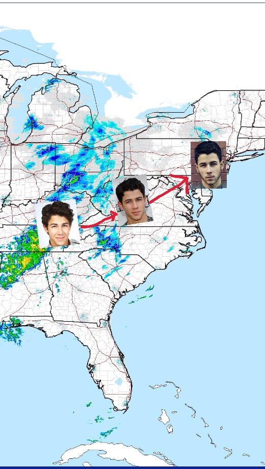 También los hermanos Jonas entraron a la diversión.