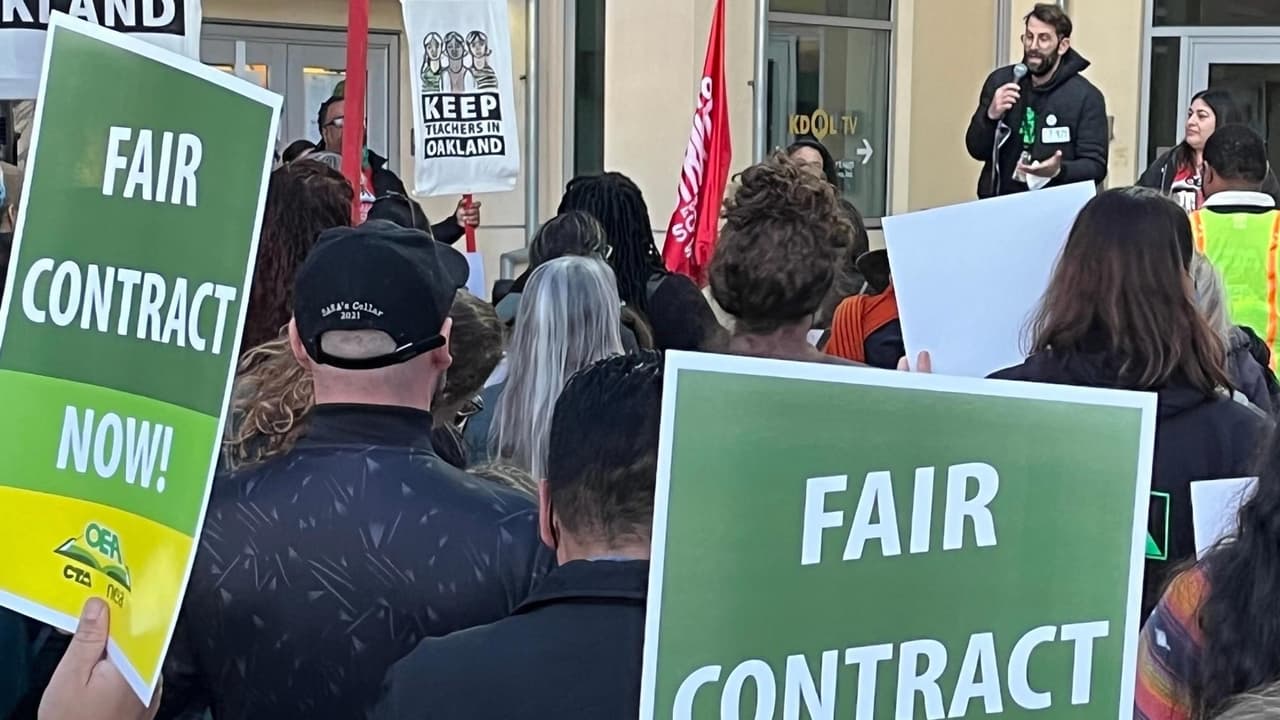 Maestros de Oakland se van a la huelga a partir de este jueves; cerca de 35,000 alumnos afectados