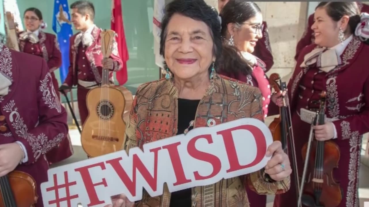 "Una pérdida muy grande": el legado que deja Dolores Huerta en el norte de Texas