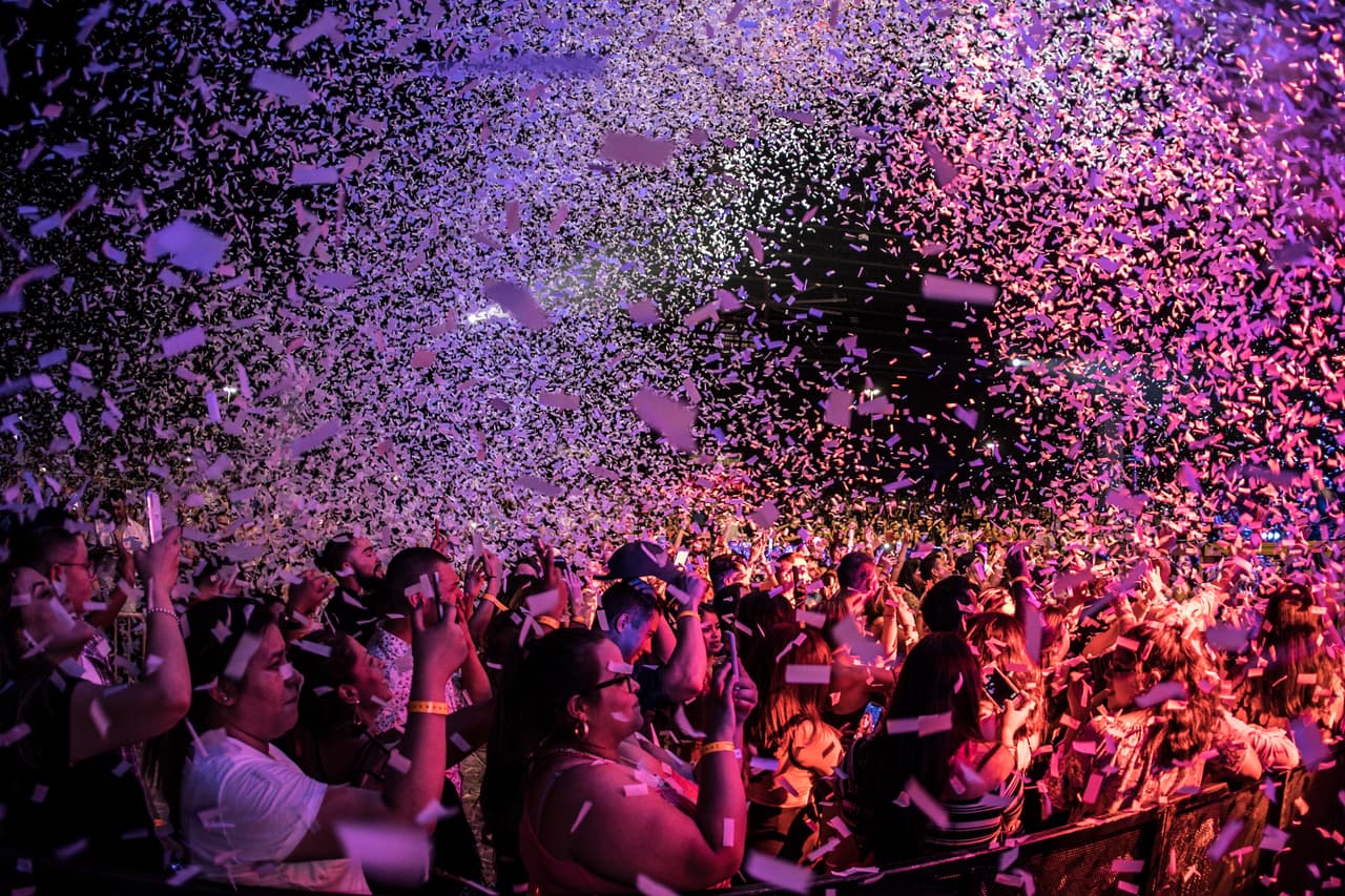 Un mágico escenario para todos los que acudieron al Latino Mix Live en Dallas.