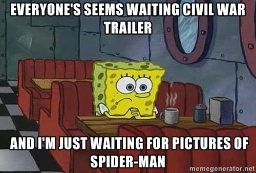 Comparte tu meme favorito utilizando los hashtags #SpiderMan #CivilWar #KQ105