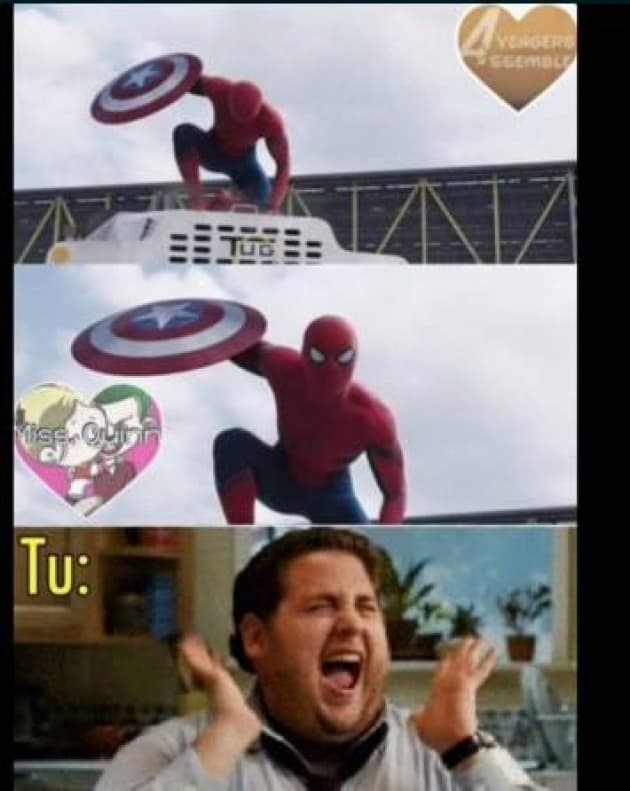 Comparte tu meme favorito utilizando los hashtags #SpiderMan #CivilWar #KQ105