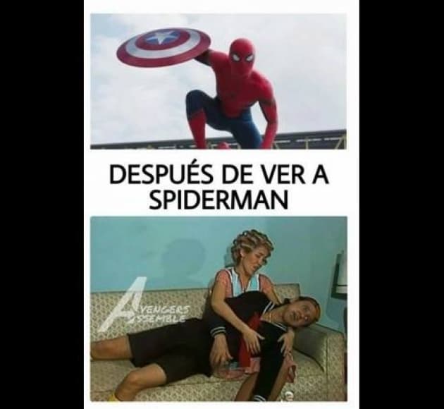 Comparte tu meme favorito utilizando los hashtags #SpiderMan #CivilWar #KQ105