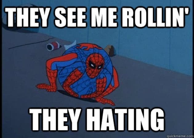 Comparte tu meme favorito utilizando los hashtags #SpiderMan #CivilWar #KQ105