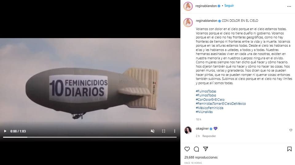 Regina Blandón / Instagram