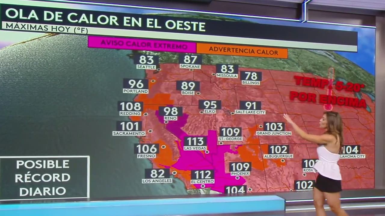 Clima hoy en EEUU, martes 04 de agosto 2026: Lluvias amenazan Florida y el oeste enfrenta calor extremo