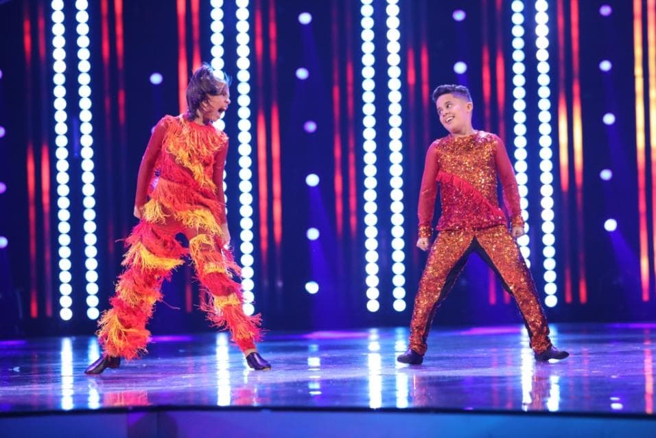 <b>Edrai y Alondra</b> vaya que nos sorprendieron con su energía al bailar un rico merengue.