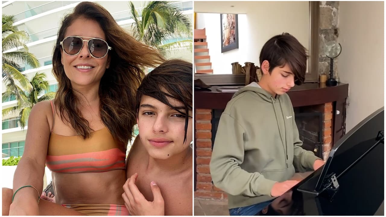 Al hijo de Grettell Valdez le está cambiando la voz, pero ella confía en que será un gran cantante