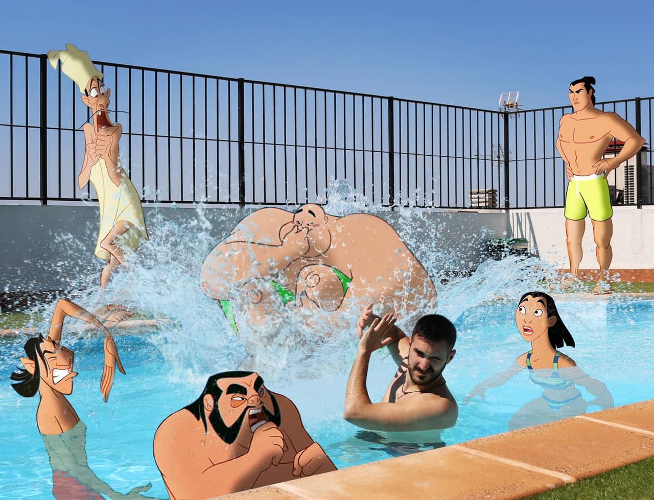 Samuel Manzanera Blasco ilustra su día a día a lado de personajes Disney: fotos