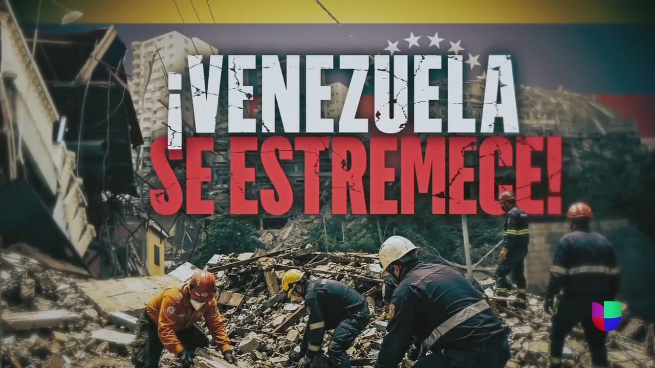Venezuela sigue buscando las víctimas debajo de los escombros de edificios completamente derrumbados tras los fuertes terremotos que azotaron el país. N+ Univision está en Venezuela, en la zona afectada, con familiares de personas aún desaparecidas. Sigue nuestro especial con las imágenes de la destrucción, los testimonios de las víctimas y los últimos datos de los fallecidos.