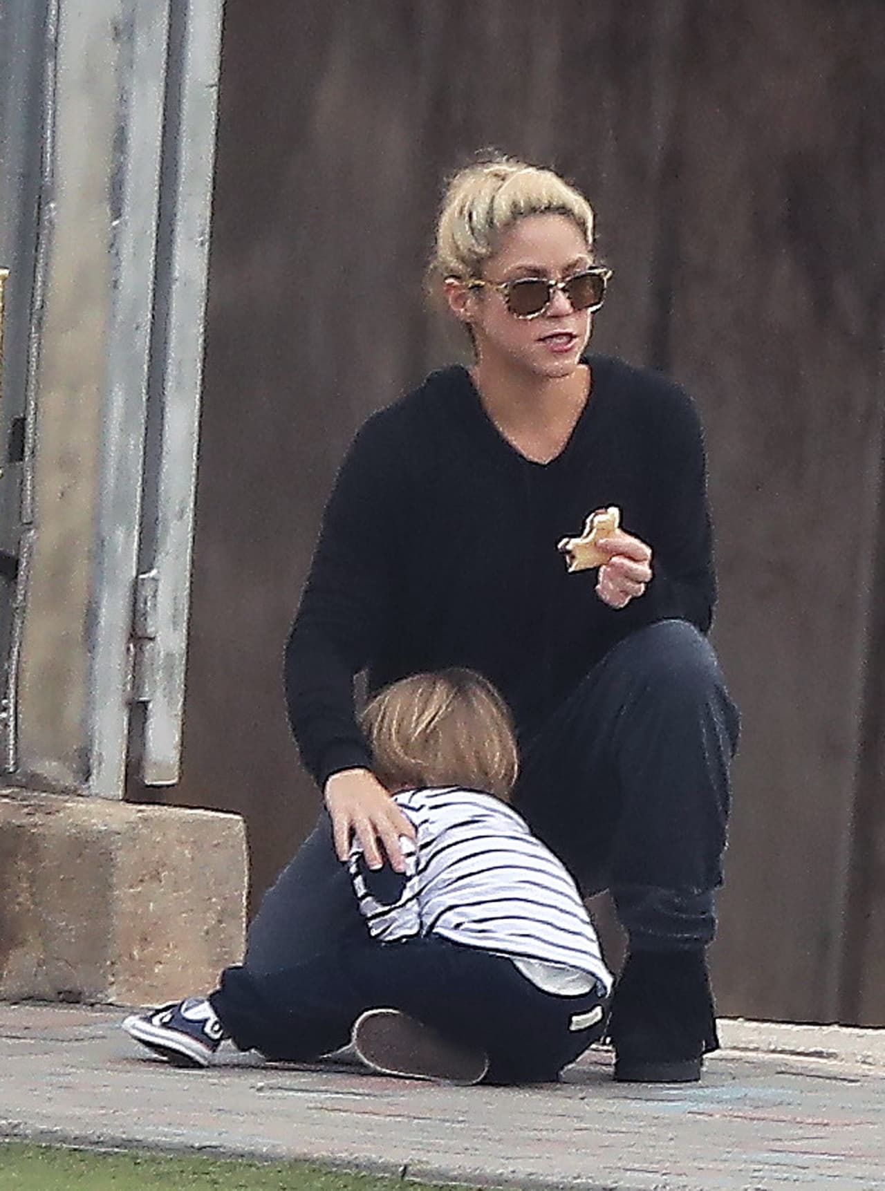 Aunque Sasha no lucía muy contento.