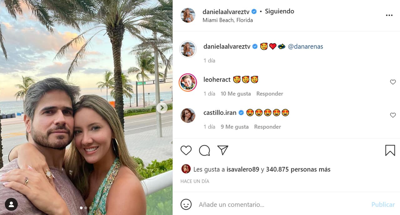 La colombiana publicó estas imágenes en donde resaltó un detalle: 
<b>el anillo </b>que porta en uno de los dedos de la mano izquierda. 
<br>