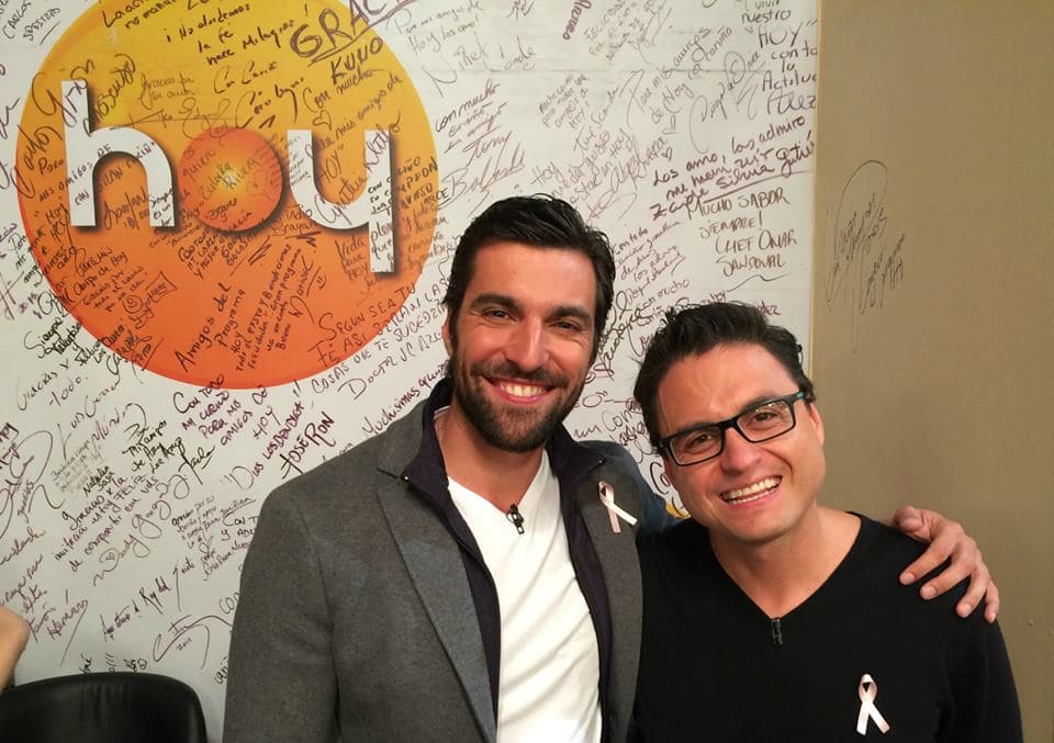 Osvaldo y Morris pasando los mejores momentos del programa.