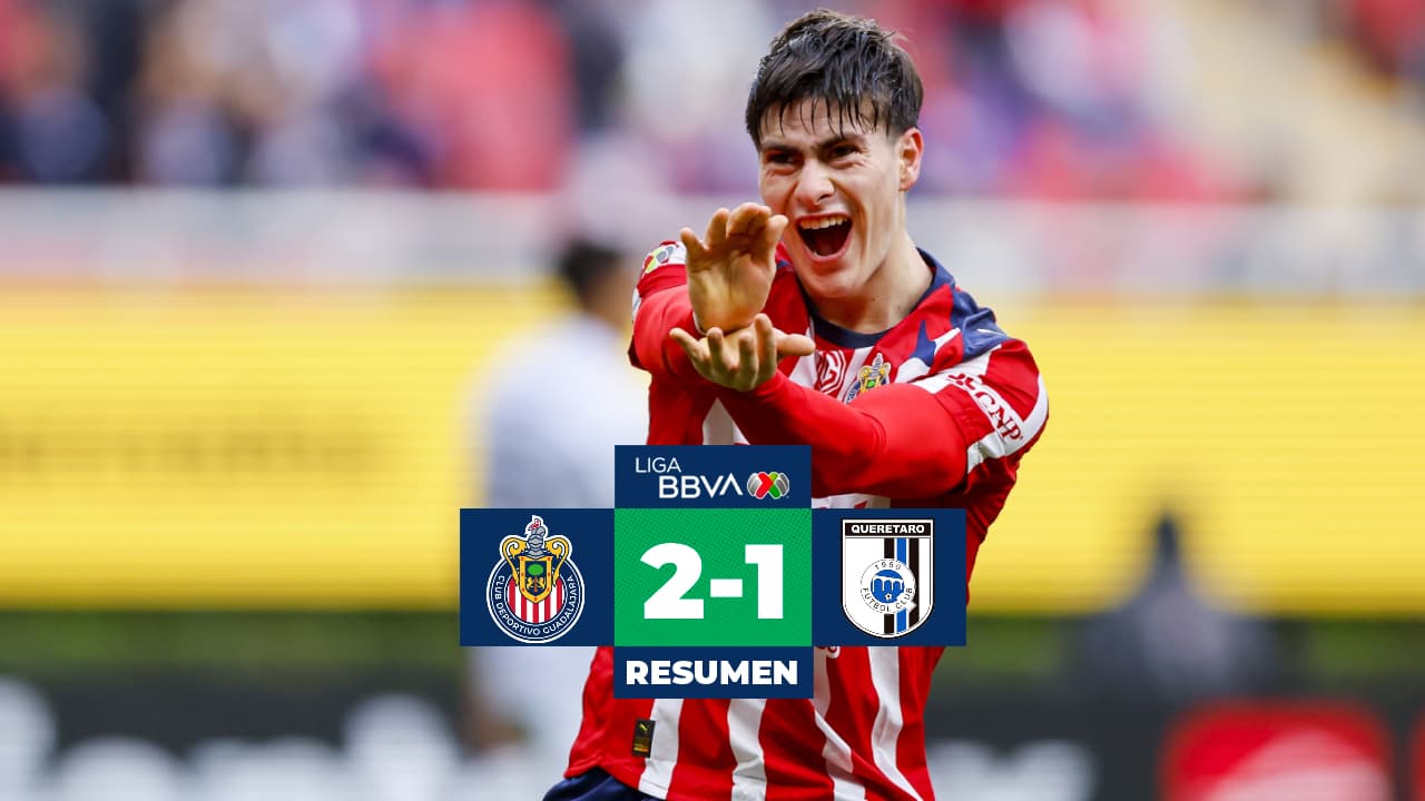 Resumen | Chivas toma el liderato de la Liga MX