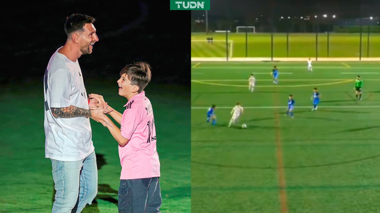 Thiago Messi emula a su papá con espectaculares jugadas en Inter Miami