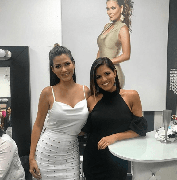 Pamela Silva-Conde fue una de sus compañeras de Univision que llegó a acompañar a Ana Patricia en este gran día.