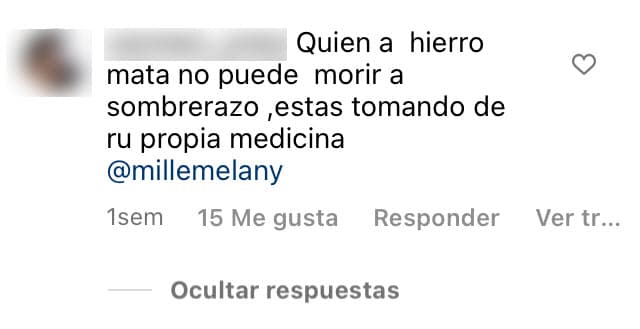 <b>"Estás tomando de tu propia medicina"</b>, le dijo un seguidor en Instagram a Melany Mille ante los rumores de que Nacho le fue infiel.
<br>