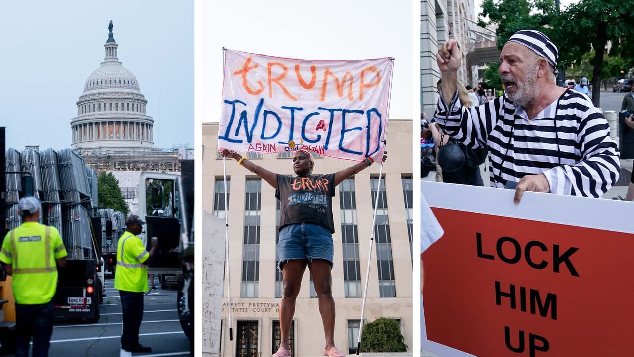 Después de haber sido 
<b>acusado por tercera vez, ahora por sus esfuerzos para anular su derrota en las elecciones de 2020</b>, el expresidente 
<b>Donald Trump comparece este jueves ante la Corte en DC</b>, en una audiencia de lectura de cargos fijada para las 4 de la tarde.