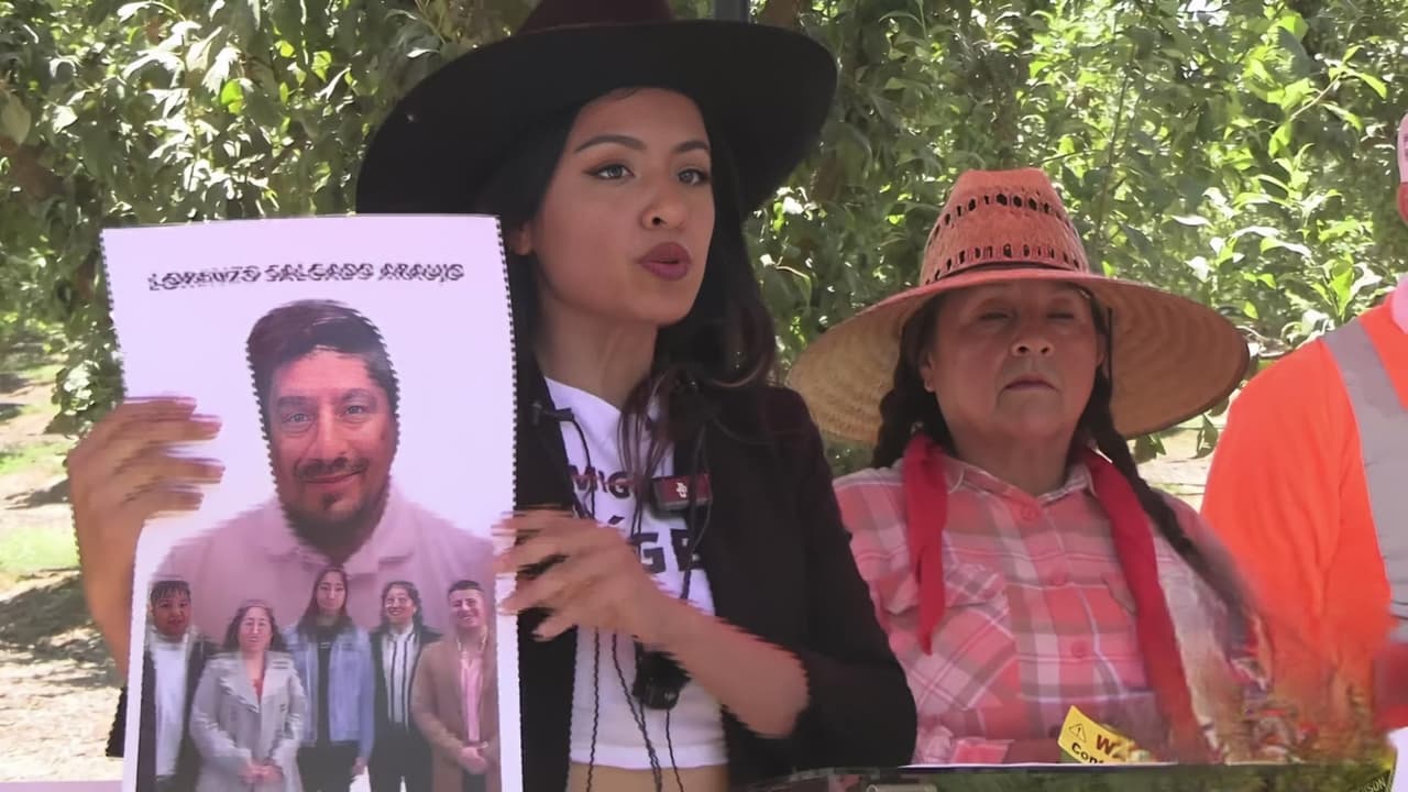 Activistas agrícolas honran a Lorenzo Salgado y exigen justicia frente a ICE y el uso de pesticidas