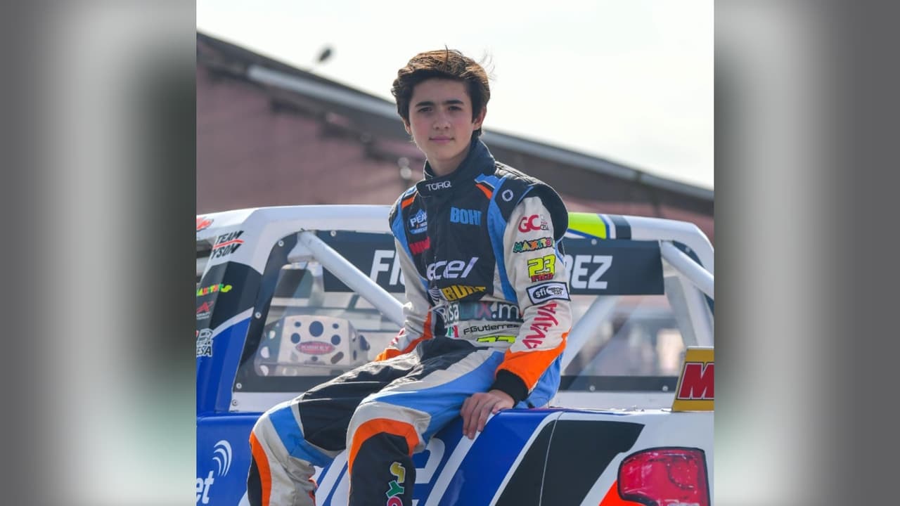 Muere en un accidente a los 17 años “Fico” Gutiérrez Hoppe, el joven piloto de carrera mexicano que logró competir en Nascar