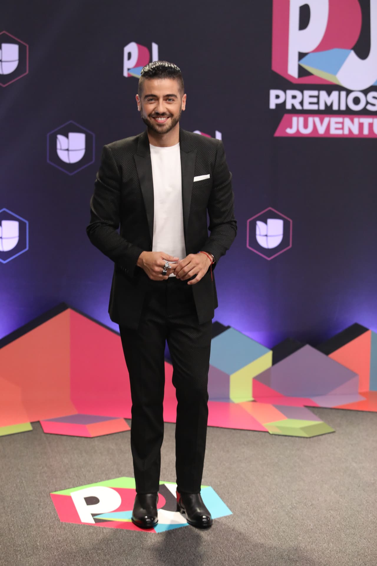 El conductor Borja Voces apareció muy sonriente.