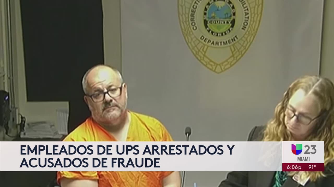 Dos empleados de instalaciones de UPS en Doral acusados de robo de dispositivos electrónicos